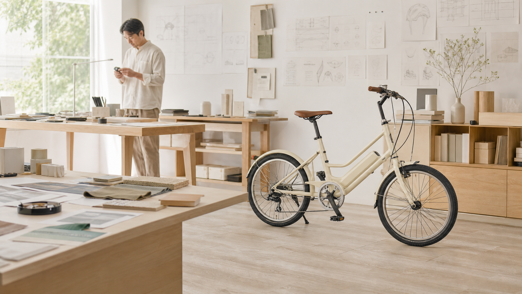 長く磨き続けるE-bikeのデザインスタジオ